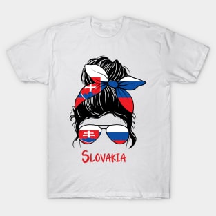 Slovakia girl, Slovakia Flag, Slovakia gift heritage, Slovak girlfriend, T-Shirt